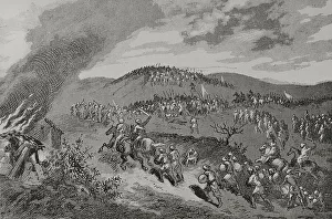 Garcia Prints: Iberian peninsula. Battle of Calatanazor (July)