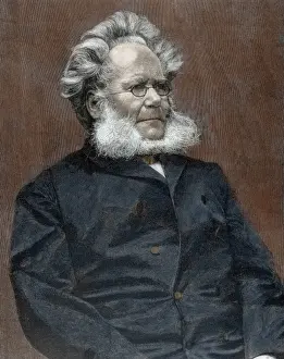 Ibsen Prints: Ibsen, Henrik (1828-1906). Norwegian writer