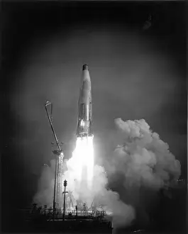 An ICBM test launch - Air Force Missile Test Centre