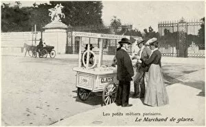 Marchand Gallery: Ice Cream Seller, Paris