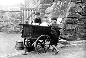 Ice cream seller Victorian period