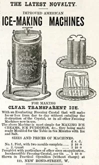 Puddings Gallery: Ice-making machine 1883