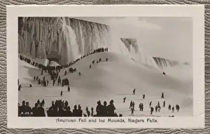 Iced Prints: Ice Mounds at Niagara Falls