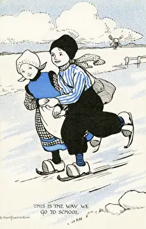 Ice skating