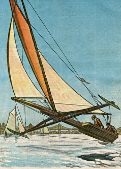 Images Dated 23rd May 2012: Ice Yachting