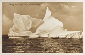 Ice Berg Prints: Iceberg near Cape Spear, Newfoundland