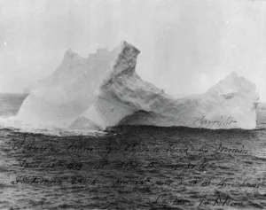 Danger Prints: Iceberg that sank the Titanic