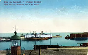 Angara Prints: The icebreakers Baikal and Angara at Port Baikal