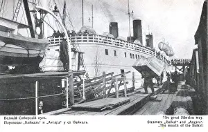 Angara Prints: The icebreakers at Port Baikal