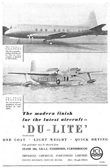 Industries Prints: ICI DU-LITE Aircraft Finishes