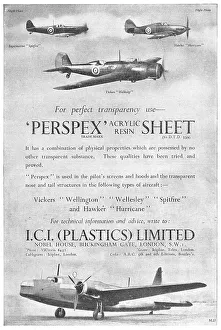 Resin Prints: ICI Perspex Acrylic Resin Sheets
