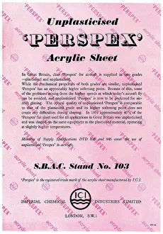Industries Prints: ICI Plastics - Perspex Acrylic Sheet