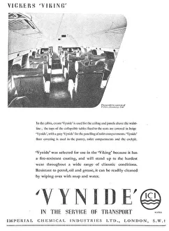 Industries Prints: ICI Vynide For Cabin Panelling & Upholstery