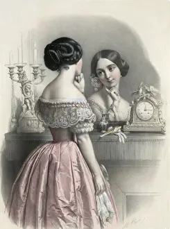 Contemplation Prints: Ideal beauties; Contemplation