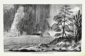 Ideal landscape of the Permian Period