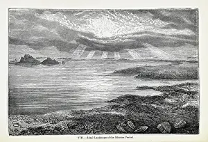 Silurian Prints: Ideal landscape of the Silurian Period