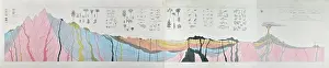 Fisher Prints: Ideal section of a portion of the Earth's Crust