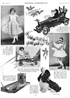 Ideas for Christmas presents for children, 1930