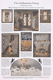 Halloween Prints: Ideas for a Hallowe en Party, 1914 Date: 1914