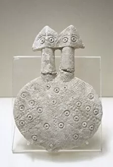 Triangular Gallery: Idol. Third millennium BC. Water marble. Turkey