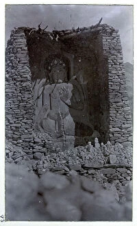 Capture Collection: Idol in Red Idol Gorge, on the road to Gyantse, from a fascinating album which reveals new details