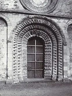 Iffley, Oxfordshire - St Mary the Virgin - West Door