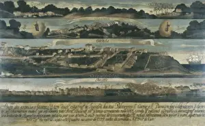Convent Prints: Igarassu, Olinda and Recife. 1729. BRAZIL. Iguara絮