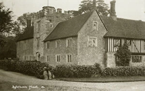 Crenellated Collection: Ightham Mote, Kent, main entrance