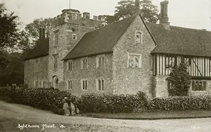 Crenellated Prints: Ightham Mote, Kent, main entrance