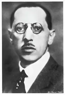 Musician Prints: Igor Stravinsky / Postcard
