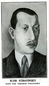 Theodor Prints: Igor Stravinsky, Russian composer