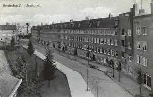 Flats Prints: Ijsselstraat, Amsterdam, Netherlands
