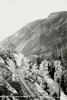 Ilecillewaet Canyon, river, British Columbia, Canada