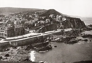 Headland Prints: Ilfracombe from Capstone, looking west, Devon