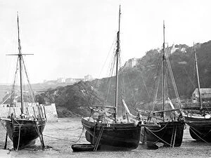 Images Dated 14th September 2018: Ilfracombe Harbour early 1900s
