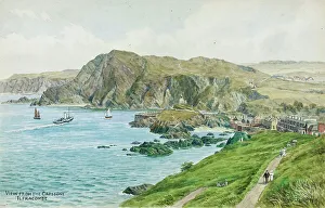 Ilfracombe, North Devon, viewed from the Capstone