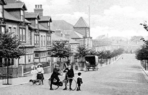 Haddon Prints: Ilkeston Lord Haddon Road early 1900s