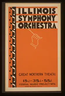 Symphony Prints: Illinois symphony orchestra