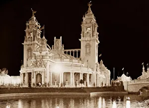 Pavilion Collection: Illuminated Applied Arts Pavilion, Franco British