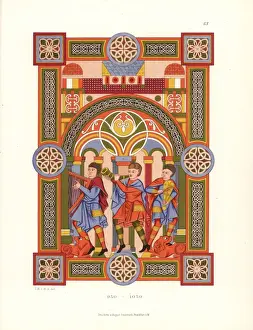 Psalms Prints: Illuminated figure