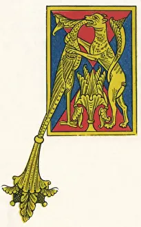 Illuminated letter A