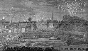 1874 Gallery: The Illumination of Edinburgh Old Town to celebrate the Marr