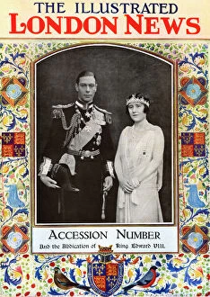 Abdication Gallery: Illustrated London News Accession of George VI, 1936 cover