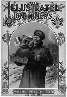 Festive Prints: Illustrated London News Christmas Number 1914 WW1
