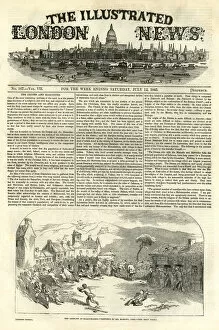 Images Dated 26th July 2017: Illustrated London News cover, 12th July 1845