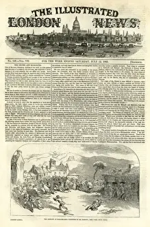 Illustrated London News cover, 12th July 1845