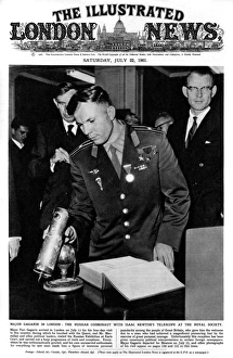 Illustrated London News front cover - Yuri Gagarin in London Illustrated London News front cover - Yuri Gagarin in London