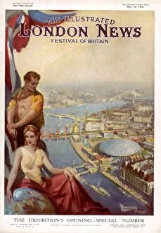 Images Dated 24th January 2008: The Illustrated London News Festival of Britain issue