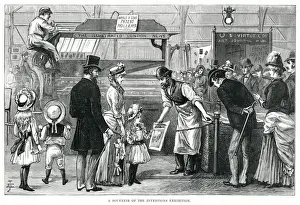 Printing Prints: Illustrated London News, Harrild & Sons roller printer 1885 Illustrated London