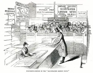 Printing Prints: The Illustrated London News - publishing office 1843